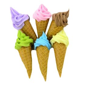 6 Pcs Ice Cream Fridge Magnets Simulated Food Model Refrigerator Magnets Office Magnets Home Decor