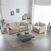 2 Seater Loveseat and Chair Set, 2 Piece Sofa & Chair Set, Loveseat and Accent Chair