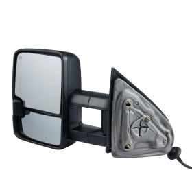 VEVOR Towing Mirrors, Left & Right Pair Set for Chevrolet Silverado (2003-2007)/GMC/Cadillac, Power Heated with Signal Light & LED Driving Light