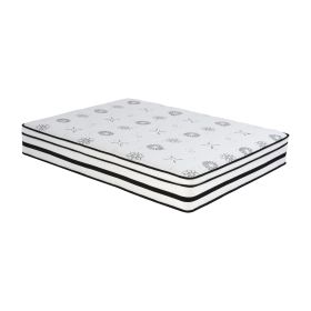 12-inch Queen Mattress Highly Breathable Quilted Cover Hybrid Mattress, White, Plush Foam Mattress in a Box, Luxury Comfort Mattress