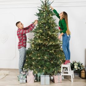 7FT Christmas Tree Simulate Nature Advanced Materials Premium Hinged Spruce Artificial Douglas Firs Tree