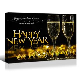 Framed Canvas Wall Art Decor Painting For New Year