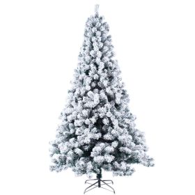 FCH 6ft Flocking Tied Light Christmas Tree RT