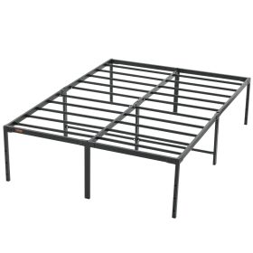 VEVOR 18 Inch Full Metal Bed Frame Platform, No Box Spring Needed