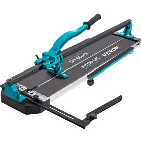 VEVOR Tile Cutter, 24 Inch Manual Tile Cutter, Tile Cutter Tools w/Single Rail Double Brackets, 3/5 in Cap w/Precise Laser Guide