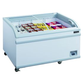 Dukers Commercial Curved Sliding Lids Chest Freezer 24.72cu.ft.