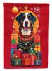 Greater Swiss Mountain Dog Holiday Christmas Garden Flag Mailbox Flag Decorative Yard Flag Banner Outside Patio Artwork Yard Flower Beds, Garden Size