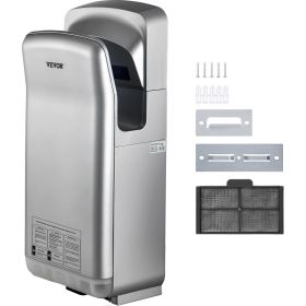 VEVOR Jet Hand Dryer, Premium Electric Commercial Blade Hand Dryer, ABS Air Dryer Hand with HEPA Filtration Wall Mount Hand Dryer