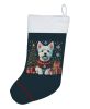 Westie Christmas Christmas Stocking Fireplace Hanging Stockings Christmas Season Party Decor Family Holiday Decorations