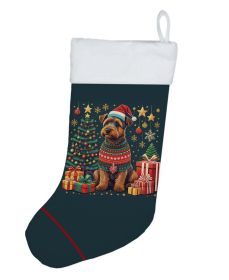 Welsh Terrier Christmas Christmas Stocking Fireplace Hanging Stockings Christmas Season Party Decor Family Holiday Decorations