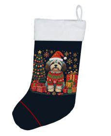 Havanese Christmas Christmas Stocking Fireplace Hanging Stockings Christmas Season Party Decor Family Holiday Decorations