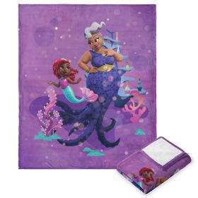 Disney Ariel Ariel And Ursula Silk Touch Throw Blanket 50X60 Inches