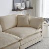 2 Seater Loveseat and Chair Set, 2 Piece Sofa & Chair Set, Loveseat and Accent Chair