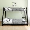 Metal Twin over Full Bunk Bed/ Heavy-duty Sturdy Metal/ Noise Reduced/ Safety Guardrail/ CPC Certified/ No Box Spring Needed