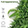 5FT PE/PVC Mixed Automatic Christmas Tree With Lights Xmas Decoration Light Up Holiday Season