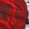 Blancho Bedding -Pa-a66-1 Red Big Butterfly & Flower Elegant exquisitely Soft Tassel Ends Pashmina/Shawl/Scarf