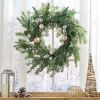 26" PINENEEDLE Wreath WITH BALL