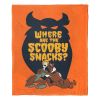 Warner Bros. Scooby-Doo Silk Touch Throw Blanket, 50" x 60", Where are the Scooby Snacks