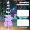 7 Feet Outdoor Spiral Christmas Tree for Party, Xmas New Year Decoration