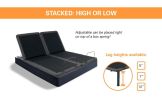 Bridgevine Home King Size Quick Assembly Adjustable Bed Frame with Voice Activated Controls