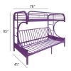 ACME Eclipse Bunk Bed (Twin/Full/Futon) in Purple 02091PU