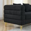 81.5-Inch Oversized Corner Sofa, L-Shaped Sectional Couch, 5-Seater Corner Sofas with 3 Cushions for Living Room, Bedroom, Apartment, Office