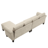 [NEW ARRIVED] [VIDEO PROVIDED] Convertible Sectional Sofa with Storage,L-shaped sofa,Four-seater sofa