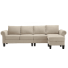 [NEW ARRIVED] [VIDEO PROVIDED] Convertible Sectional Sofa with Storage,L-shaped sofa,Four-seater sofa