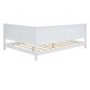 Full Size Wood Daybed/Sofa Bed, White