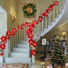 2m 10LED Christmas Flowers Decorations Garland String Lights New Year Ornaments