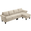 [NEW ARRIVED] [VIDEO PROVIDED] Convertible Sectional Sofa with Storage,L-shaped sofa,Four-seater sofa