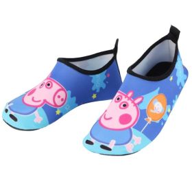 Marvel Spider-Man Boys Floor Socks Girls Frozen Elsa Children Outdoor Water Shoes Kids Diving Wading Shoes Beach Swimming Shoes (Shoe Size: 28-29(16.6cm insole), Color: piggy-22)