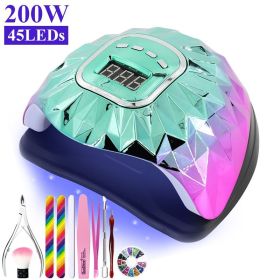 UV LED Lamp For Nails Drying Manicure Lamp Nail Dryer For Gel Polish Professional Cabin Led Lamp Nail Art Salon Tool (Type: ZH373-3)