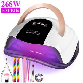 UV LED Lamp For Nails Drying Manicure Lamp Nail Dryer For Gel Polish Professional Cabin Led Lamp Nail Art Salon Tool (Type: ZH372-2)