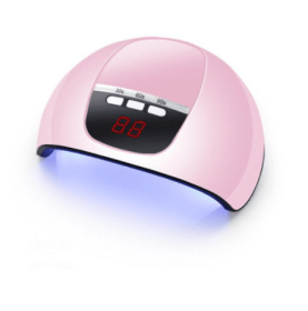 Nail Dryer Lamp, 18 Led / Uv Lamp For Nails (Color: Pink)