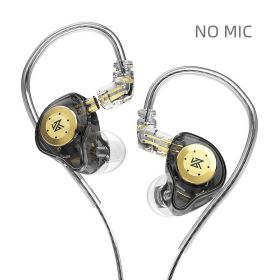 Earphones Bass Earbuds In Ear Monitor Headphones Sport Noise Cancelling HIFI Headset (Ships From: China, Color: EDX pro Black No mIC)