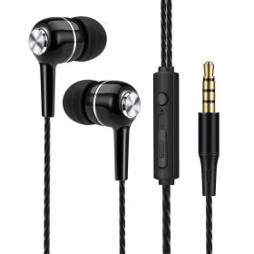 Mobile Wired Headphones Sport Earphone In Ear 3.5 Sport Earbuds Headset Music Earphones for Phones Gaming Headset (Color: E 01)