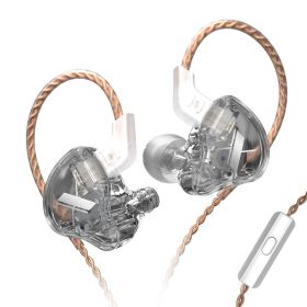 EDX Earphones 1 Dynamic HIFI Bass Earbuds In Ear Monitor Headphones Sport Noise Cancelling Headset (Ships From: China, Color: EDX grey  mic)