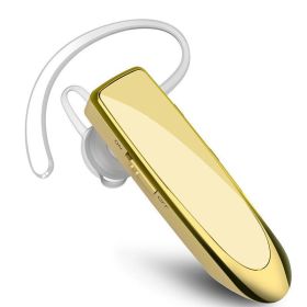 Bluetooth 5.0 Wireless Headphones Headset Earbuds Earphones with Mic 24Hrs Mini Handsfree Earpiece for iPhone xiaomi (Ships From: CN, Color: EN Gold)