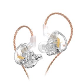 EDX Earphones 1 Dynamic HIFI Bass Earbuds In Ear Monitor Headphones Sport Noise Cancelling Headset (Ships From: China, Color: EDXTransparent NoMic)