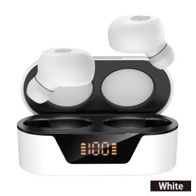 Bluetooth Headset TWS Wireless Headphones Smart Touch Control Game Earbuds Active Noise Cancellation Sport Earphones (Ships From: China, Color: White)