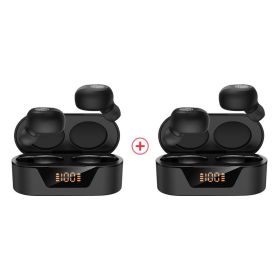 Bluetooth Headset TWS Wireless Headphones Smart Touch Control Game Earbuds Active Noise Cancellation Sport Earphones (Ships From: China, Color: 2 black)