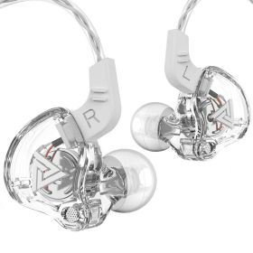 HiFi Sport Headphones 3.5mm In Ear Earphone For Running With Microphone Headset music Earbuds (Ships From: CN, Color: White)