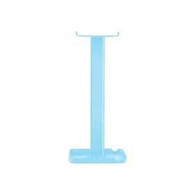 Z1 Headphone Stand Headset Holder Earphone Stand With Aluminum Supporting Bar Flexible Headrest ABS Solid Base For All Headphones Size (Color: Z1 [Elegant Blue] Headphone Stand)