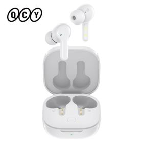 T13 Bluetooth Headphone V5.1 Wireless TWS Earphone Touch Control Earbuds 4 Microphones ENC HD Call Headset Customizing APP (Ships From: China, Color: T13 White)