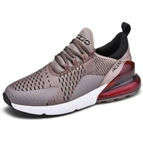 Mens Air Sports Running Shoes Breathable Sneakers Universal All Year Women Shoes Max 270 (Color: Khaki, size: 46)