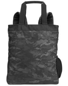 Men's Reflective Convertible Backpack Tote - BLACK/ CARBON - OS (Color: BLACK/ CARBON, size: OS)