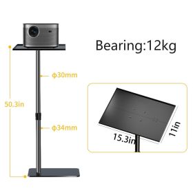 Video Projector Tripod Floor Projector Support Stand Metal Holder Adjustable 360 Rotating for Home Film Projector Bracket (Color: A Type)