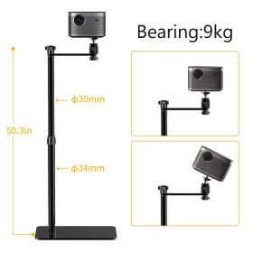 Video Projector Tripod Floor Projector Support Stand Metal Holder Adjustable 360 Rotating for Home Film Projector Bracket (Color: B Type)