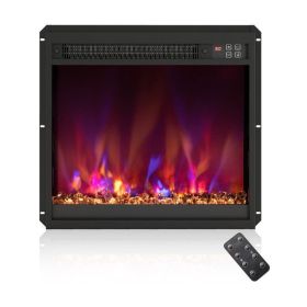 18/23/26 Inch 1500W Electric Fireplace Insert with Remote Control (size: 18 inches)